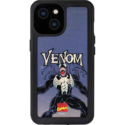 Marvel Classic Comics Venom iPhone 15 Waterproof Case